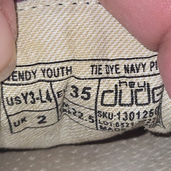 CLEARANCE • Hey Dude • Moccasin • Youth Size 3 or Ladies Size 4 - Picture 12 of 12